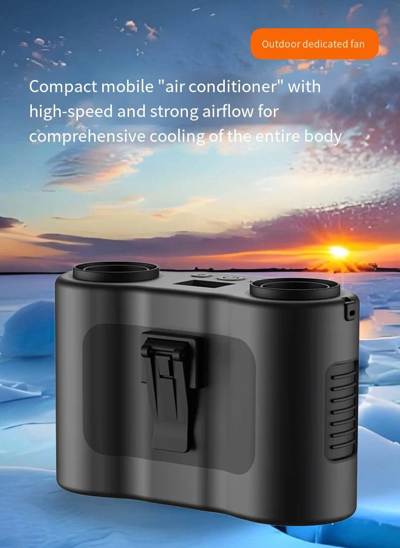 Portable Hands-Free Waist Clip Fan for Outdoor Cooling - 7