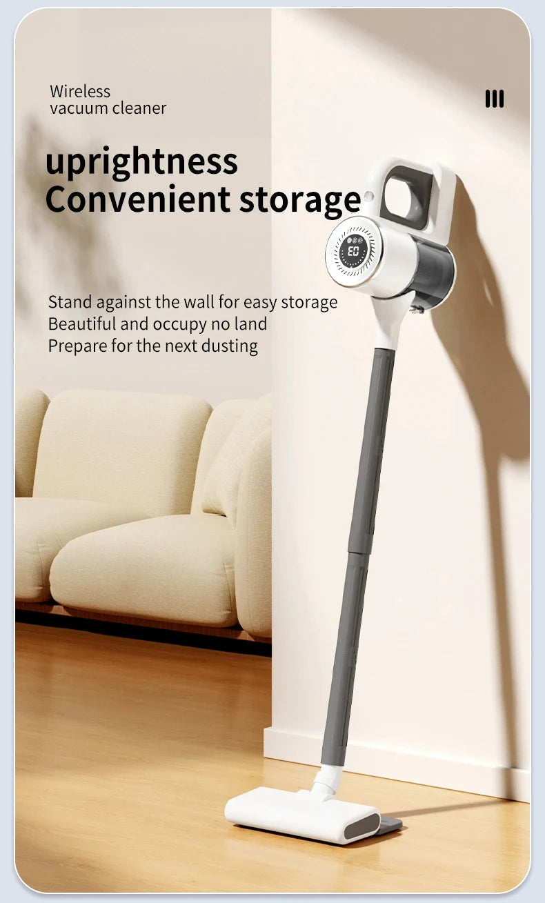 Lightweight Cordless Stick Vacuum for Floors and Carpets