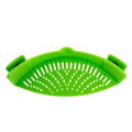 Universal Clip-On Silicone Pot Strainer for Kitchen
