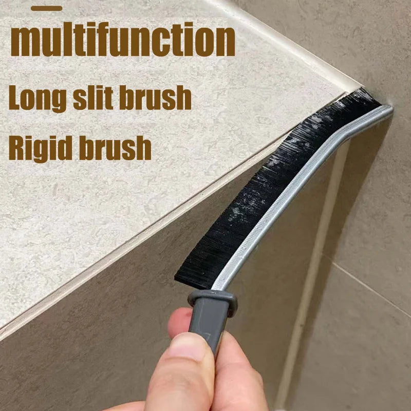 Hard-Bristled Crevice Cleaning Brush for Tight Gaps and Tiles - 3