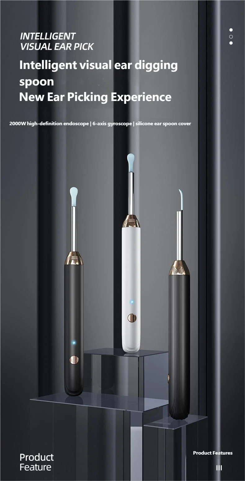 HD WiFi Visible Ear Wax Removal Tool - 6