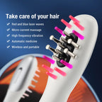 Electric EMS Scalp Massager and Hair Oil Applicator Comb