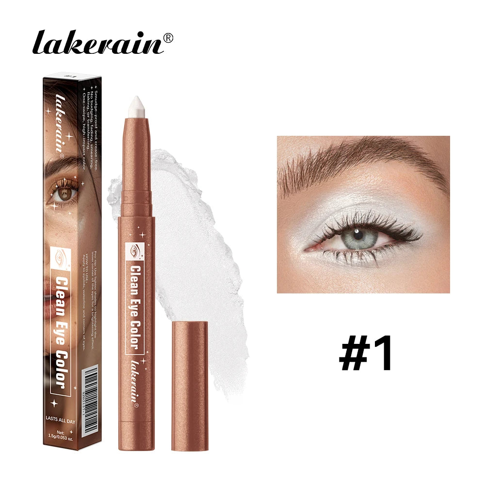 Waterproof Smudge-Proof Shimmer Eyeshadow Stick