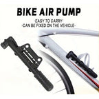 Portable Mini Bike Air Pump with Mounting Bracket