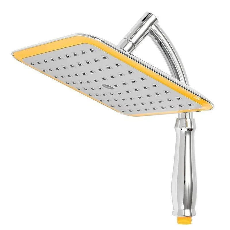 8-Inch Square Rainfall Shower Head with Extension Arm - 4