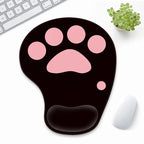 Ergonomic Cat Paw Mouse Pad with Wrist Support