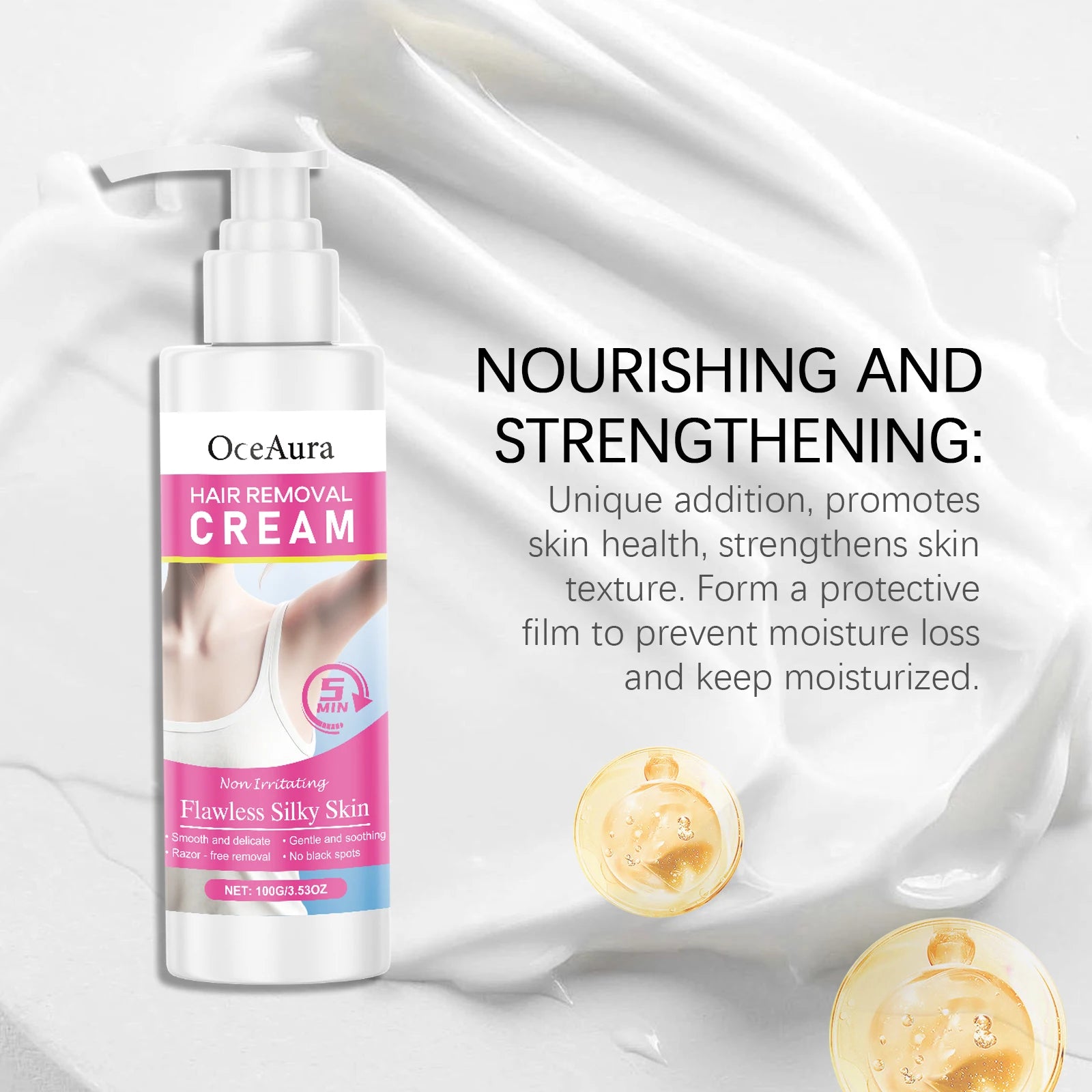 Painless Full Body Hair Removal Cream - 10