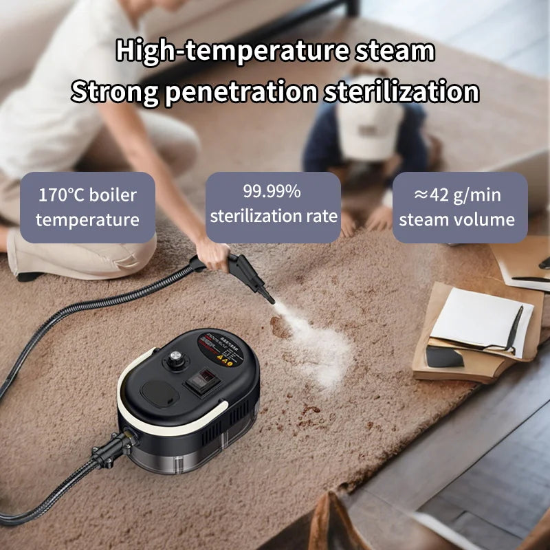 High-Pressure Handheld Steam Cleaner for Home and Kitchen