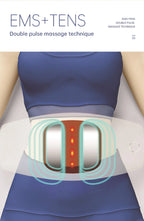 Electric Lumbar Back Stretcher and Massage Device