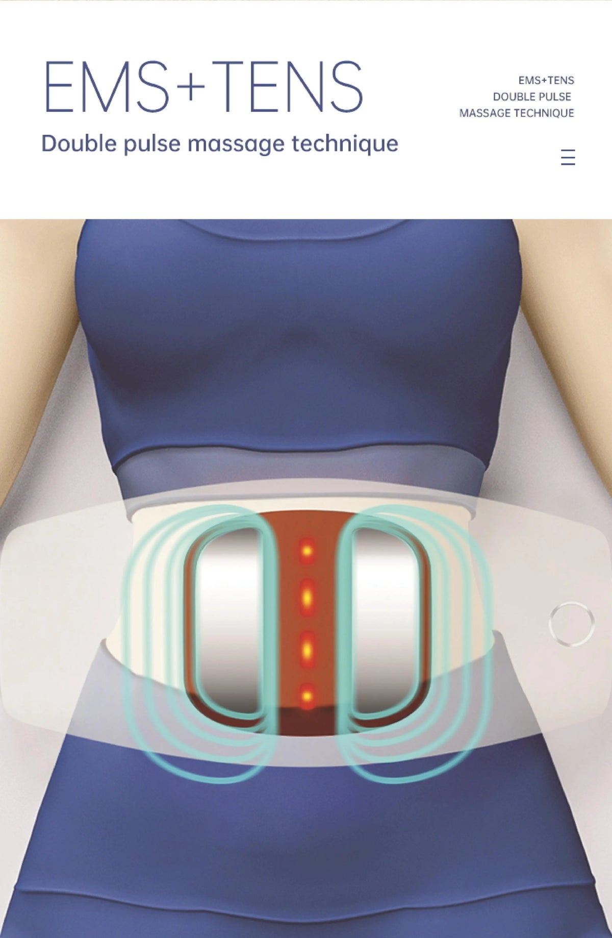 Electric Lumbar Back Stretcher and Massage Device