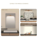 Portable Rechargeable Wooden Magnetic LED Wall Lamp