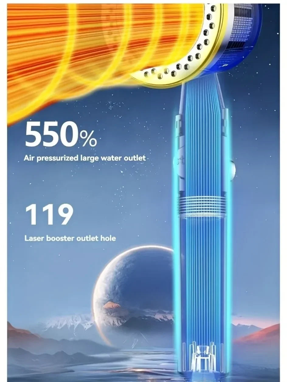 5-Mode High-Pressure Water Saving Shower Head