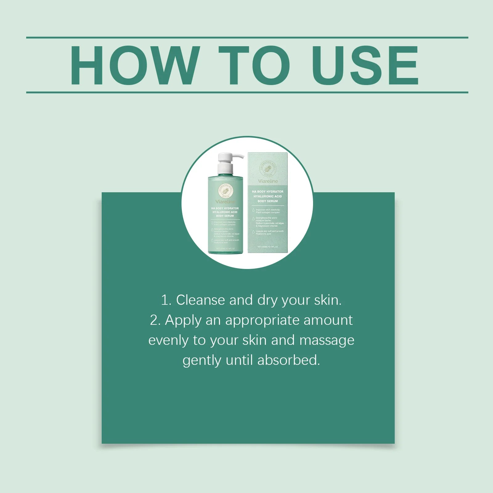 Hyaluronic Acid Hydrating Body Serum for Dry Skin - 12