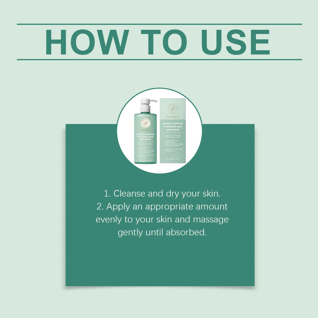 Hyaluronic Acid Hydrating Body Serum for Dry Skin