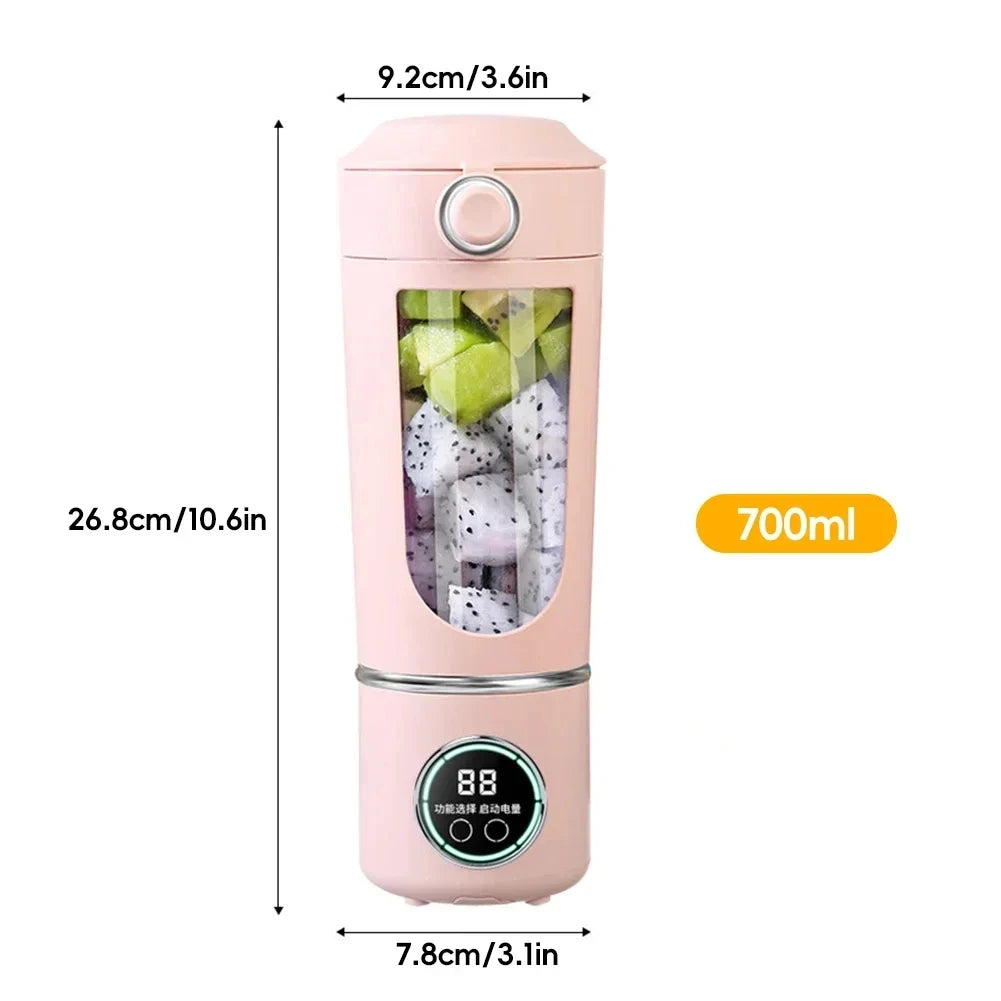 Portable Electric Rechargeable Smoothie Blender Bottle - 9