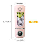 Portable Electric Rechargeable Smoothie Blender Bottle