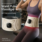 Electric Pulse Waist Massage Belt for Abdominal Toning