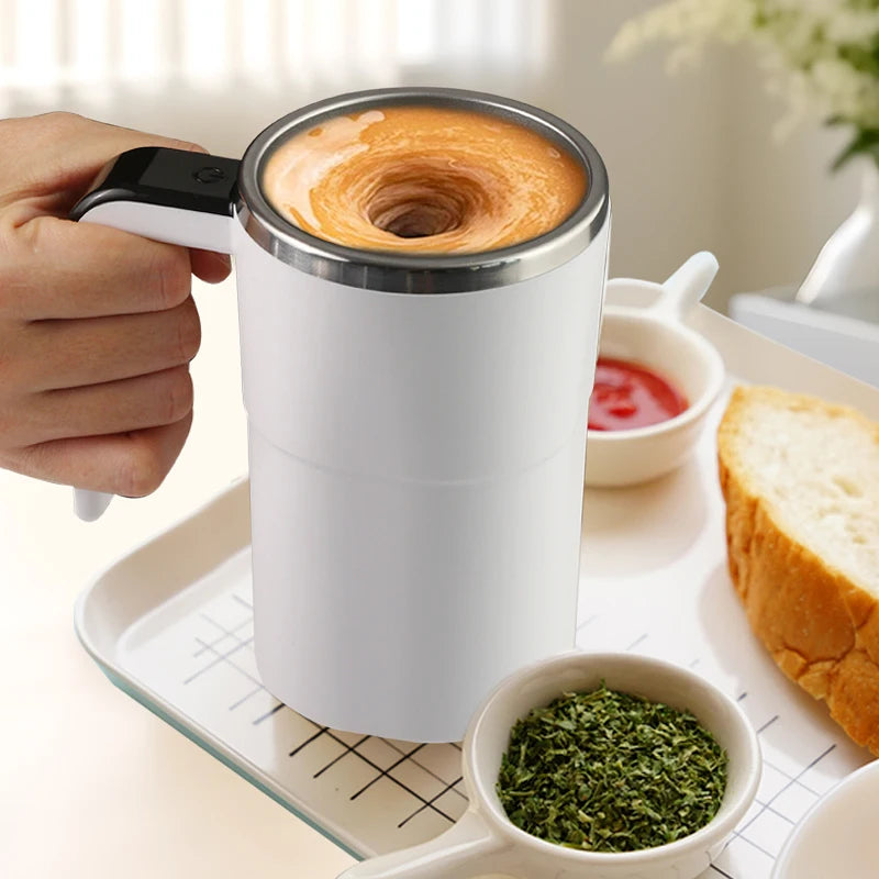 Automatic Self-Stirring Temperature Display Mug