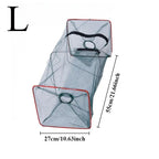 Collapsible Portable Fishing Net Trap for Crab and Shrimp