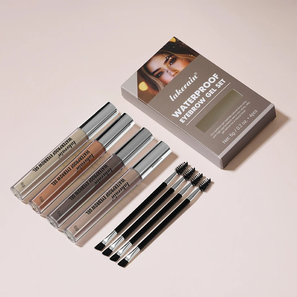 Long-Lasting Waterproof Eyebrow Gel Makeup Set