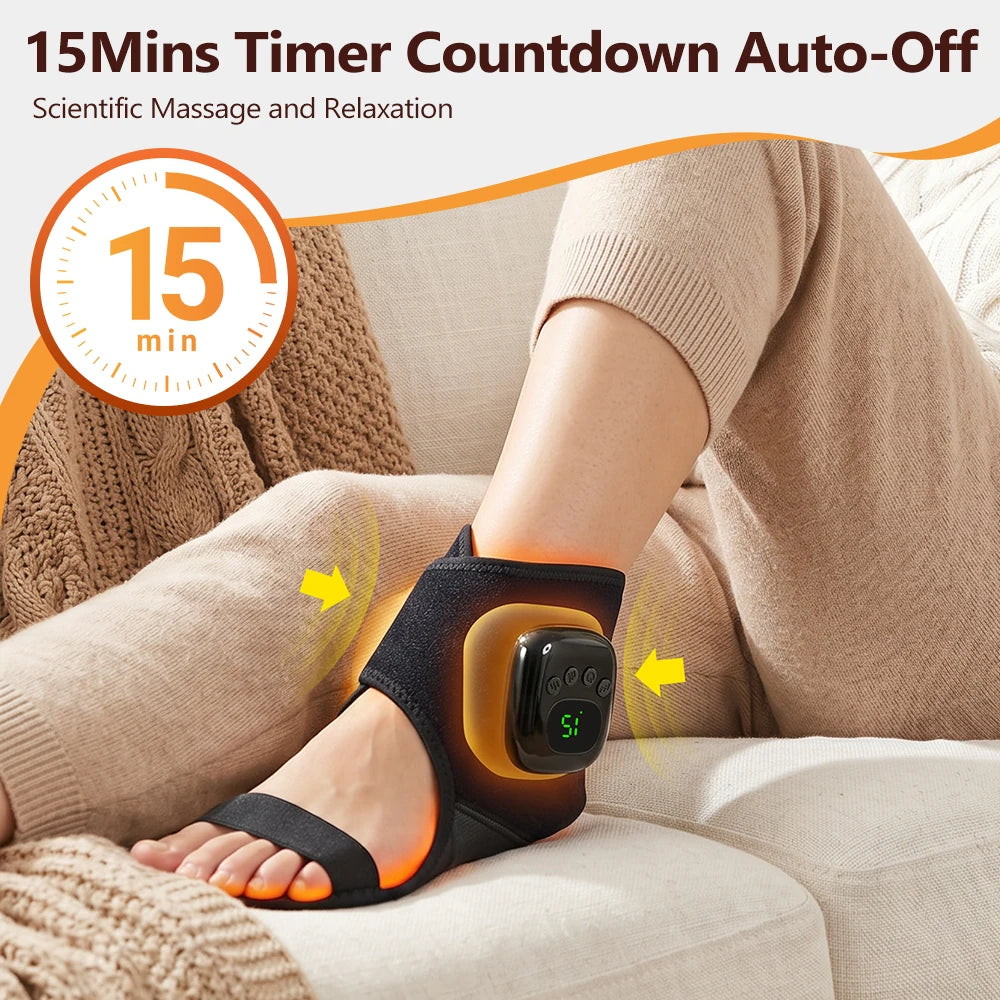 Heated Airbag Ankle Compression Massager