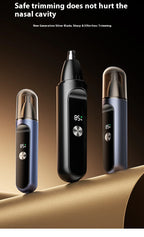 Rechargeable Electric Nose and Ear Hair Trimmer