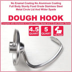 Stainless Steel Dough Hook for Tilt-Head Stand Mixers