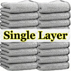 Double-Sided Non-Stick Silver Wire Kitchen Cleaning Cloth