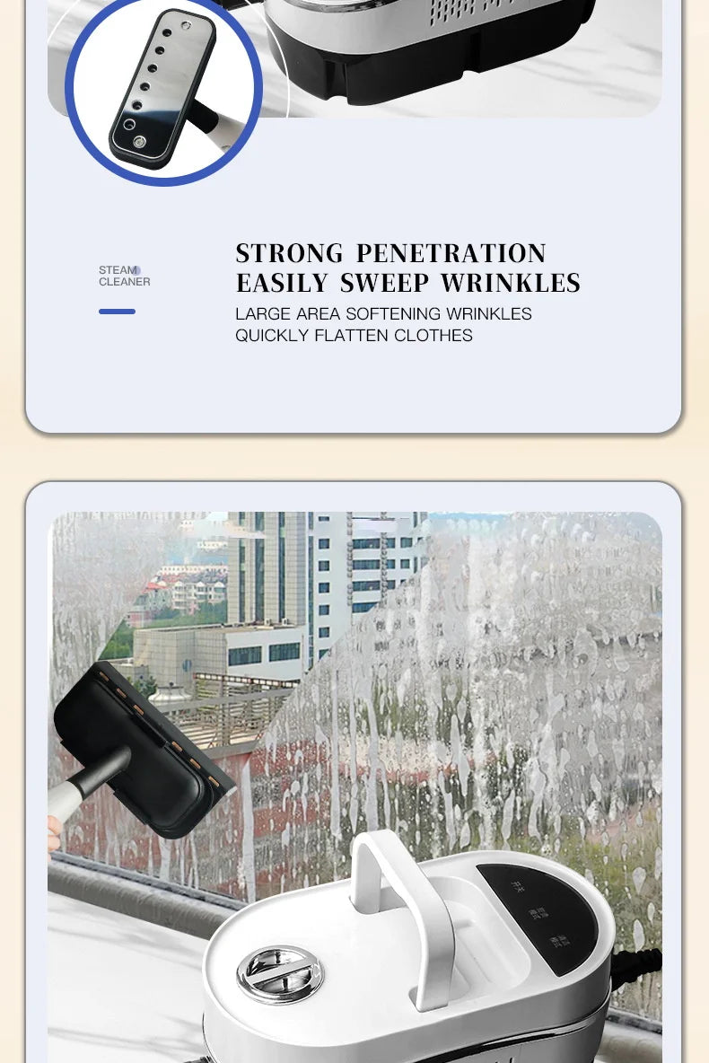 High-Pressure Handheld Steam Cleaner for Home and Car
