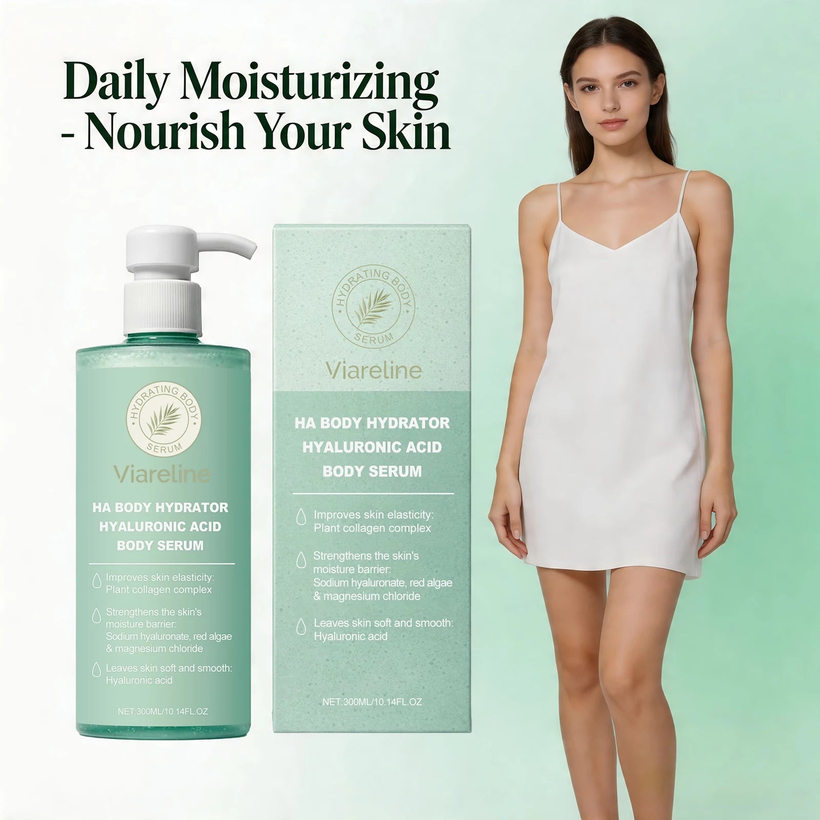 Hyaluronic Acid Hydrating Body Serum for Dry Skin - 4
