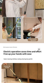 9-in-1 Electric Cordless Spin Scrubber for Deep Home Cleaning