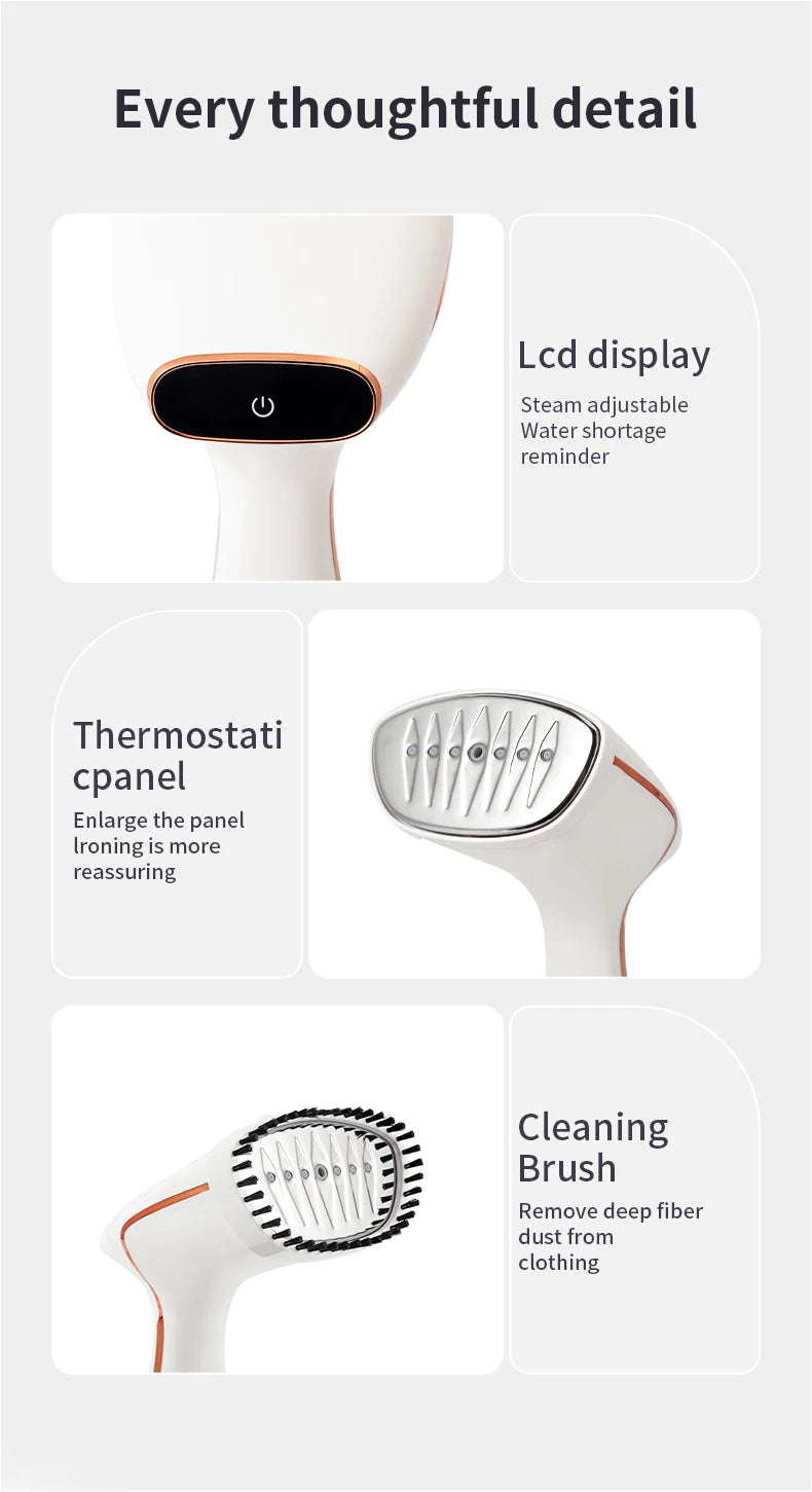 Portable Handheld Garment Steamer for Clothes