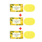 Exfoliating Lemongrass Bath Sponge for Daily Body Cleansing