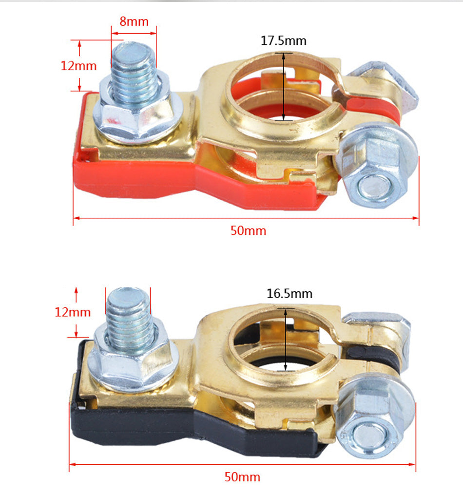 Quick Release Car Battery Terminal Connectors - 21