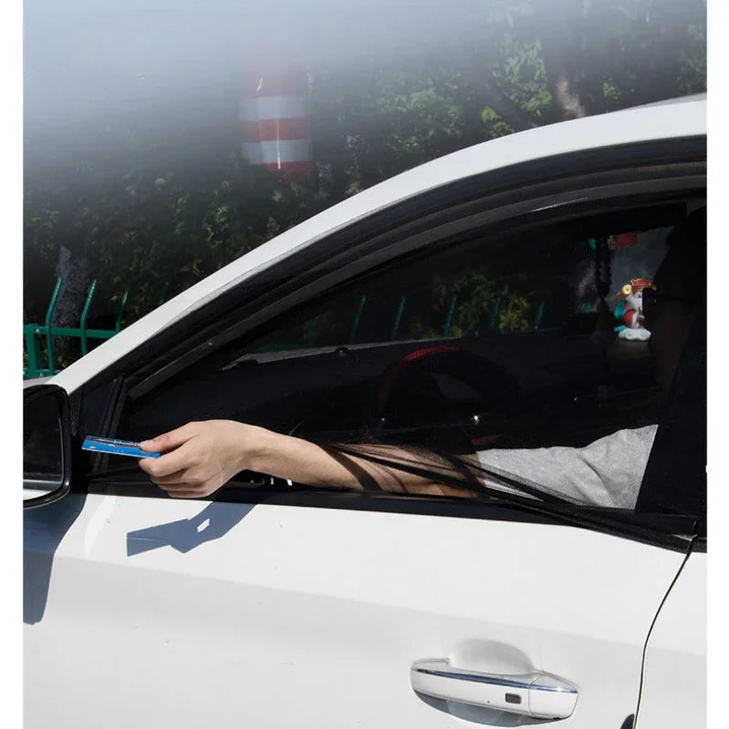 Breathable Car Window Sun Shade and Mosquito Mesh
