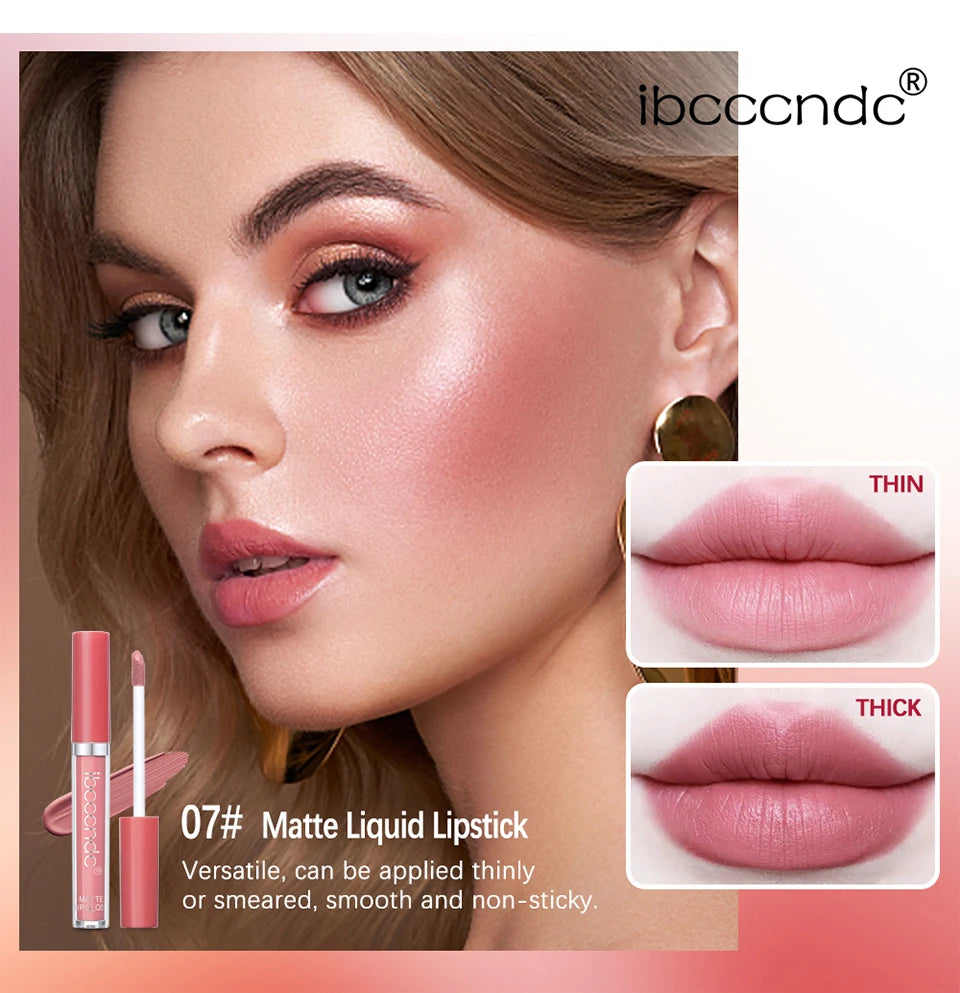 Waterproof Matte Liquid Lipstick