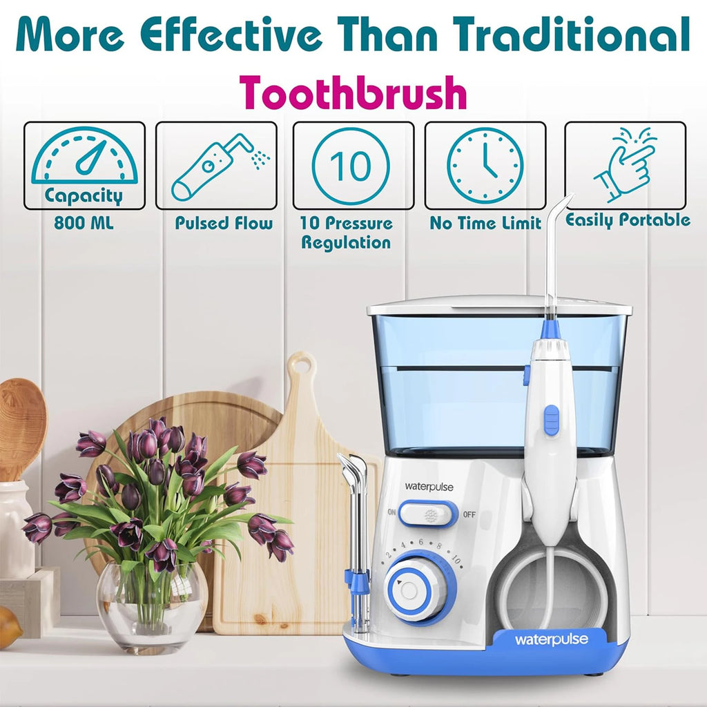 Electric Dental Water Flosser for Teeth with 800ml Tank