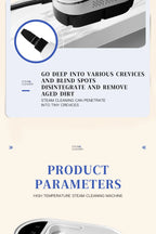 High-Pressure Handheld Steam Cleaner for Home and Car