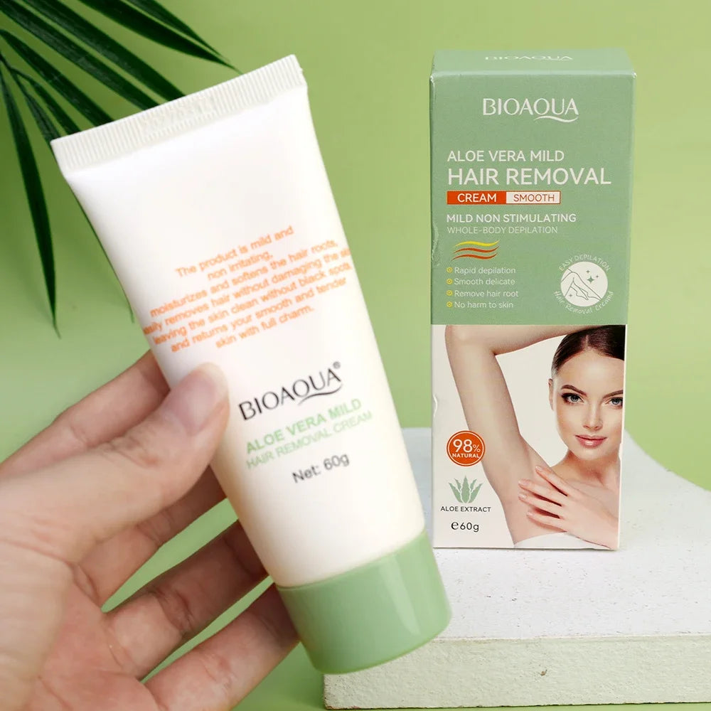 Painless Gentle Hair Removal Cream for Face and Body - 21