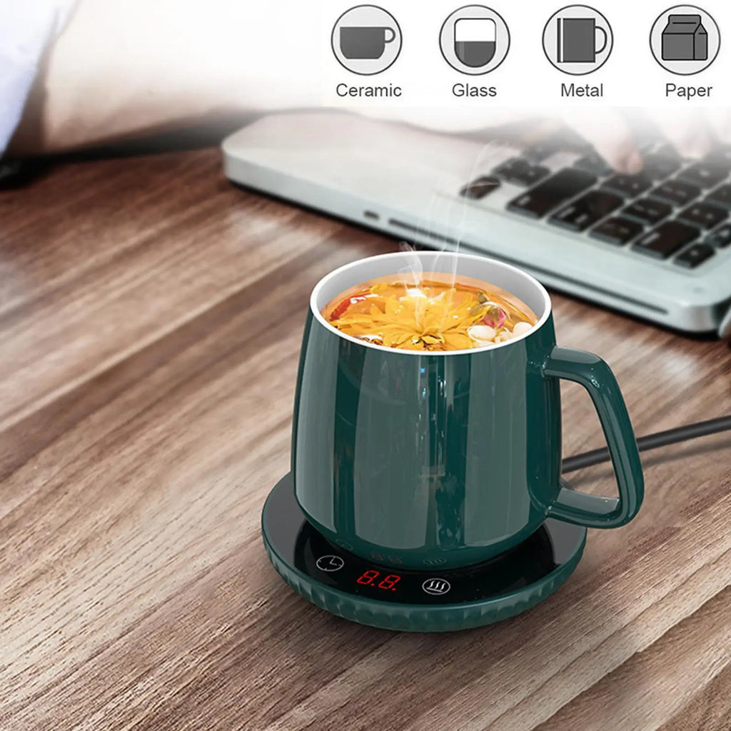 Electric Mug Cup Warmer with Adjustable Temperature