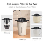 Portable Stainless Steel Reusable Coffee Drip Filter