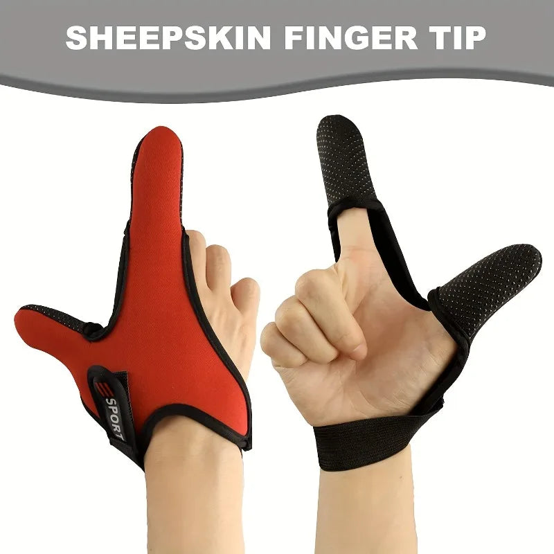 Anti-Slip Two Finger Fishing Glove for Casting - 5