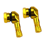 90 Degree Motorcycle Tire Valve Stems for Easy Pressure Checks