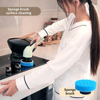 9-in-1 Electric Cordless Spin Scrubber for Deep Home Cleaning