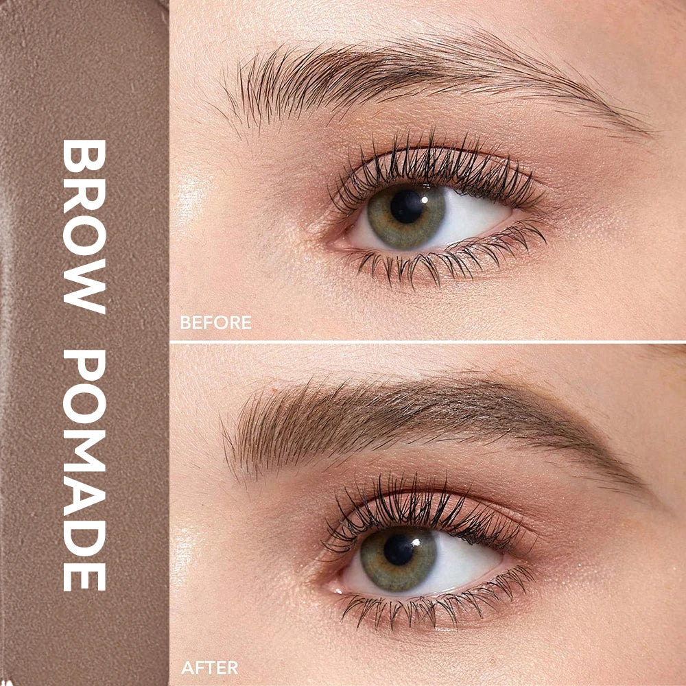 Waterproof Smudge-Proof Eyebrow Pomade Styling Cream - 5