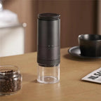 Portable Electric Coffee Burr Grinder with Adjustable Settings