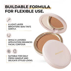 Buildable Matte Pressed Bronzer Powder for Face Contour