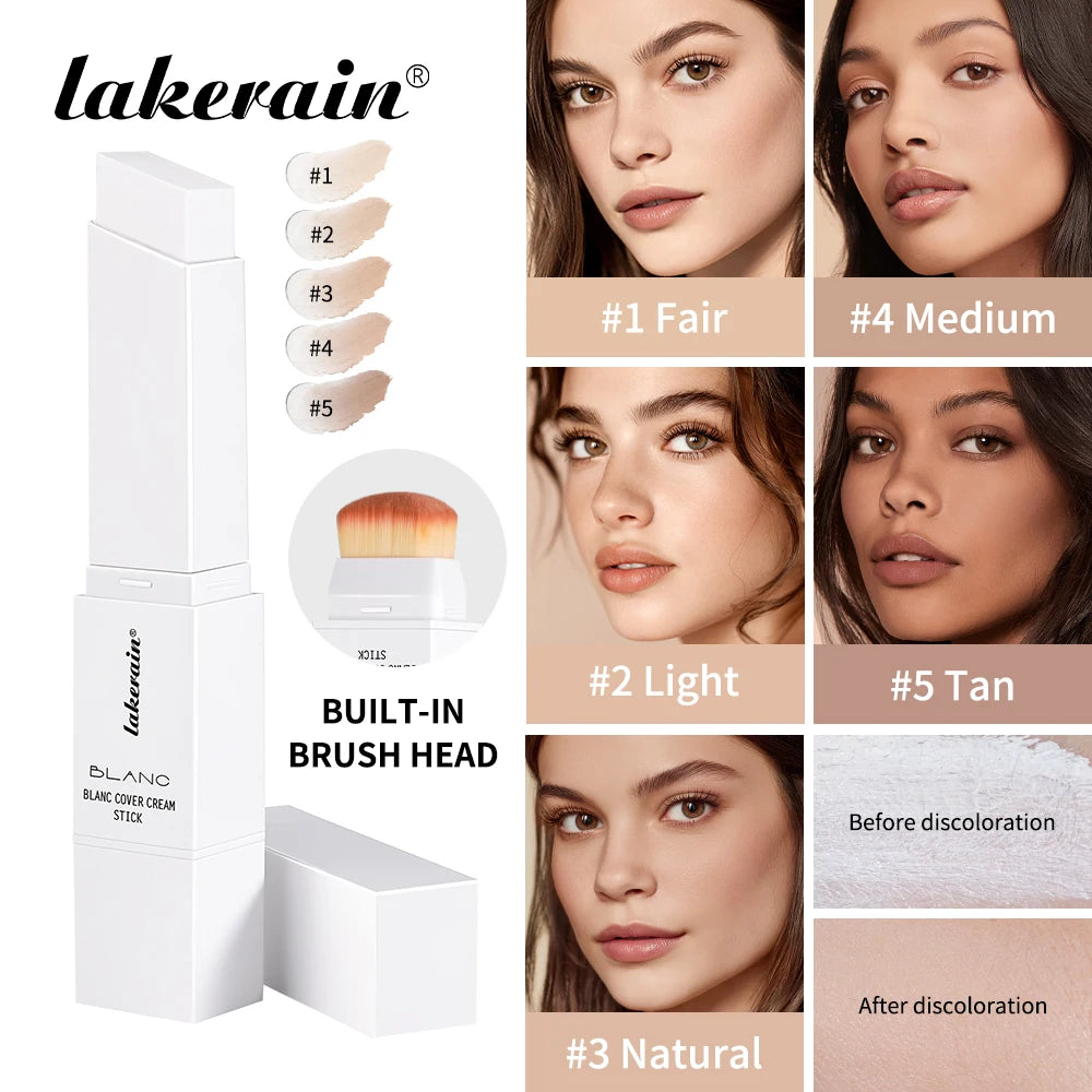 Dual-Ended Waterproof Foundation and Concealer Stick