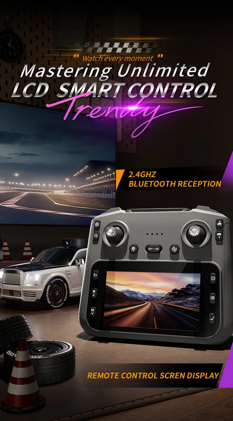 4K HD Camera Drift RC Car with Live Feed Controller