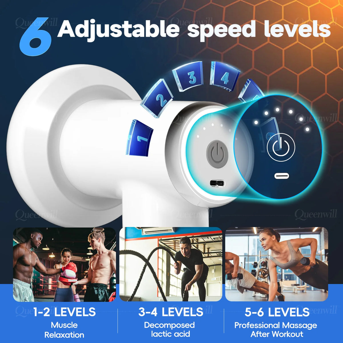 Portable Deep Tissue Body Shaping Massager for Muscle Recovery